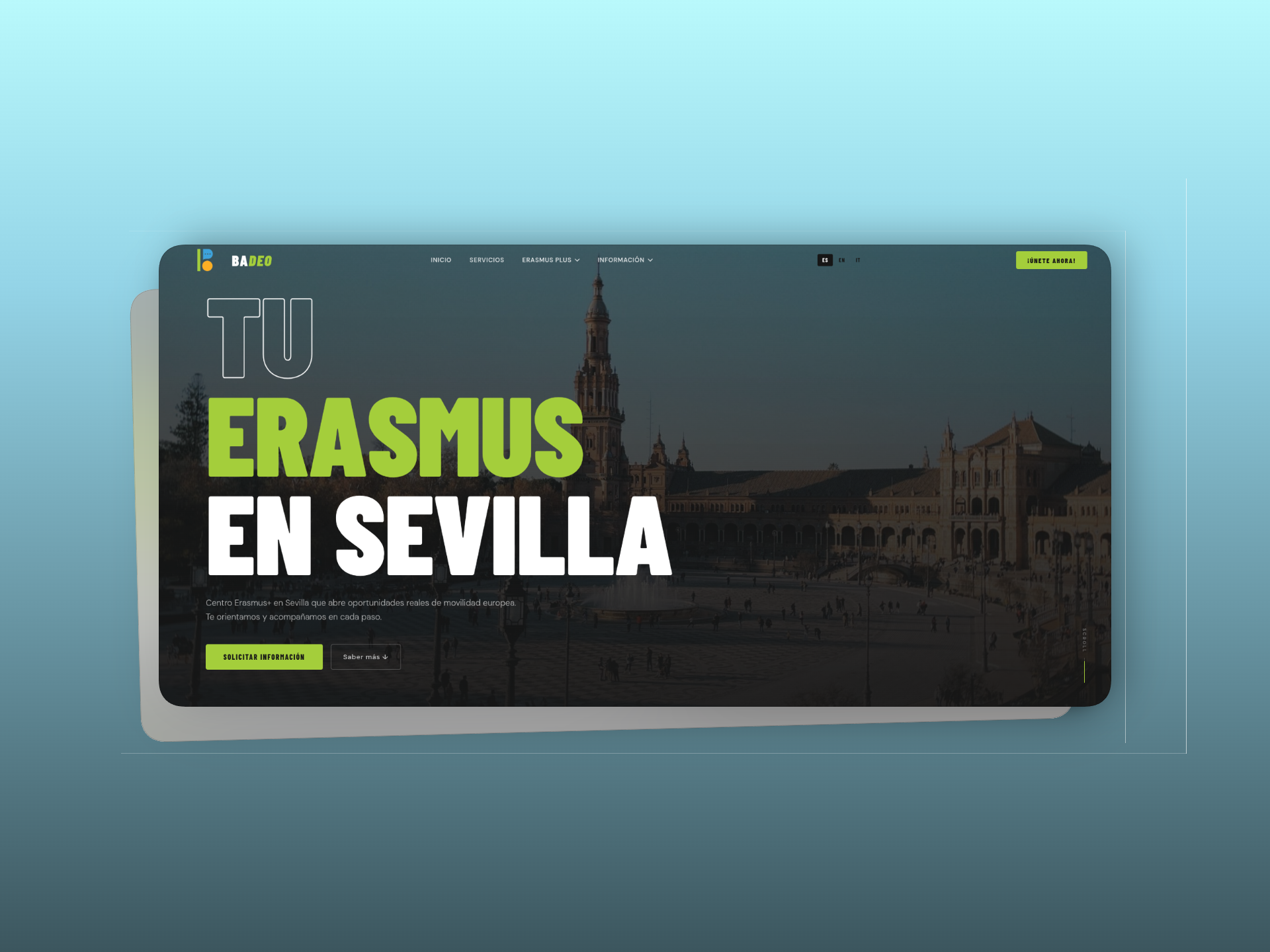Captura del proyecto Barrio de oportunidades - Stefano Rovetta